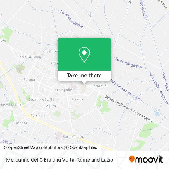 Mercatino del C'Era una Volta map