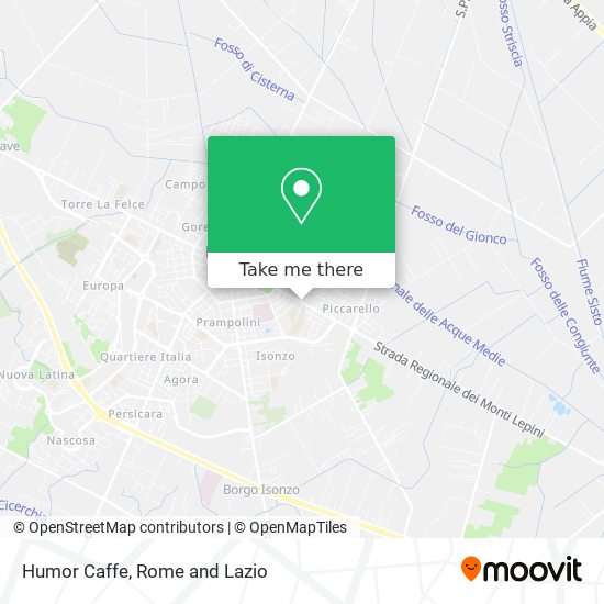 Humor Caffe map