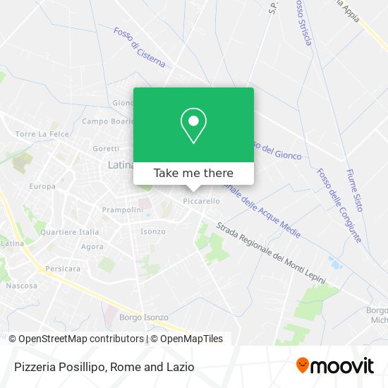 Pizzeria Posillipo map
