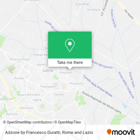 Adzone by Francesco Guratti map