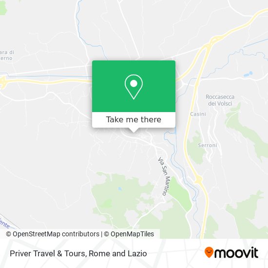 Priver Travel & Tours map