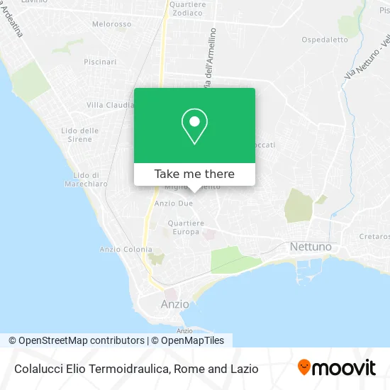Colalucci Elio Heating and Plumbing map