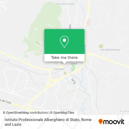 State Professional Hospitality Institute map