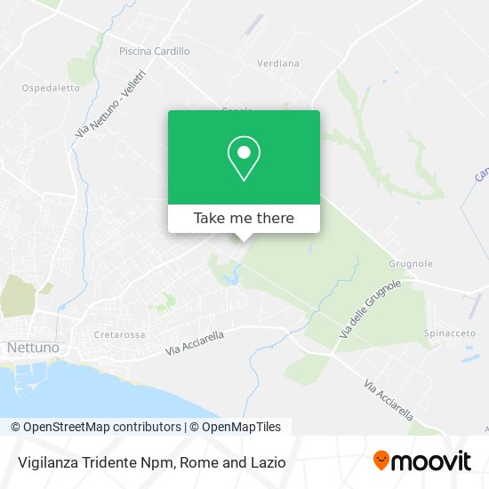 Vigilanza Tridente Npm map
