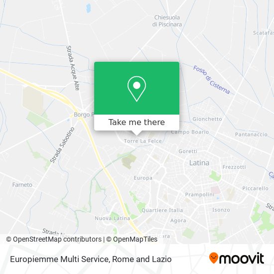 Europiemme Multi Service map