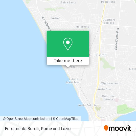 Ferramenta Borelli map