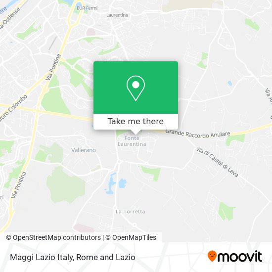 Maggi Lazio Italy map