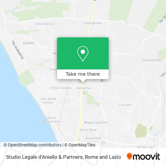 Studio Legale d'Aniello & Partners map