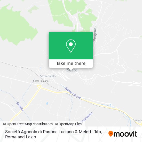 Società Agricola di Pastina Luciano & Meletti Rita map