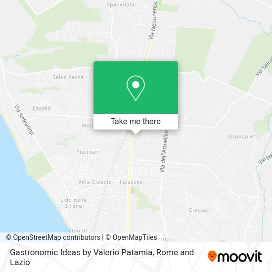 Gastronomic Ideas by Valerio Patamia map