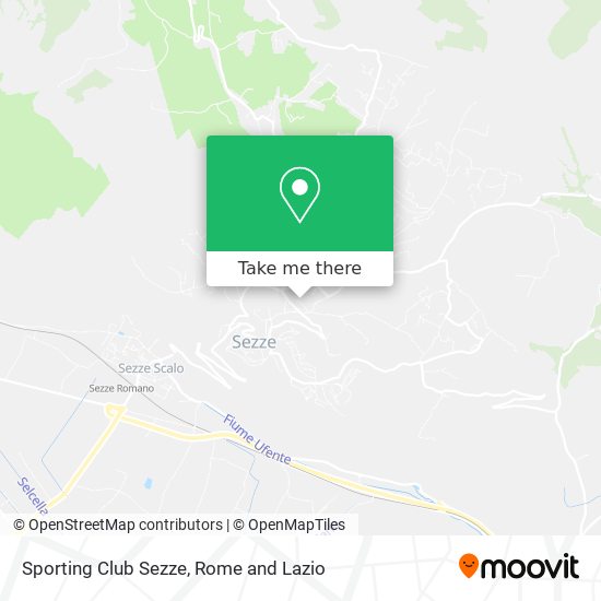 Sporting Club Sezze map