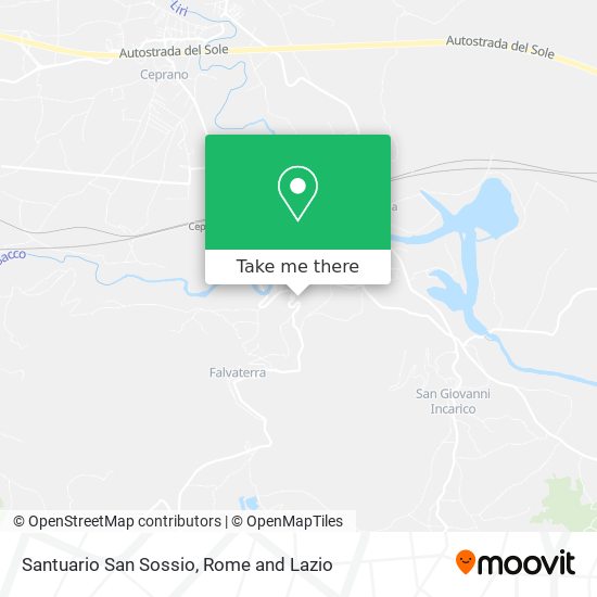 Santuario San Sossio map