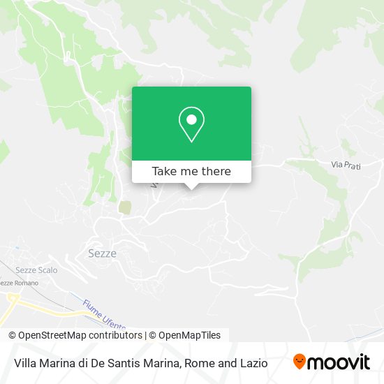 Villa Marina di De Santis Marina map