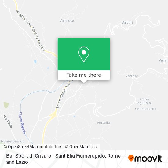 Bar Sport di Crivaro - Sant'Elia Fiumerapido map