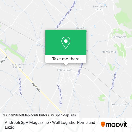 Andreoli SpA Magazzino - Well Logistic map