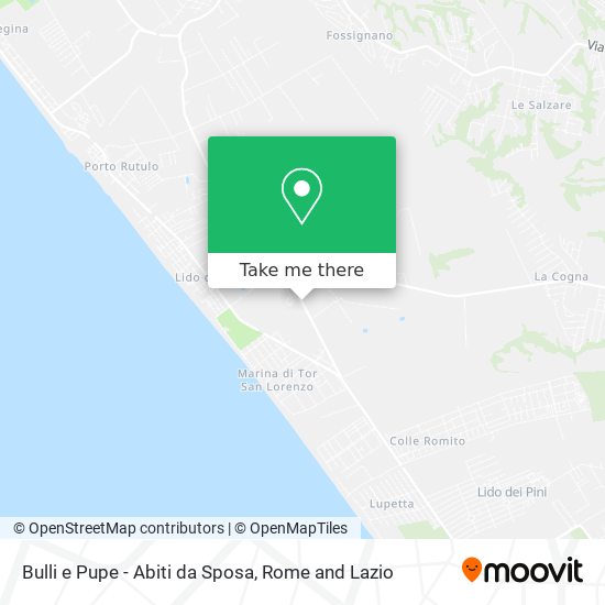 Bulli e Pupe - Abiti da Sposa map