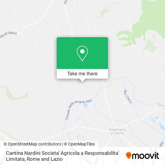 Cantina Nardini Societa' Agricola a Responsabilita' Limitata map