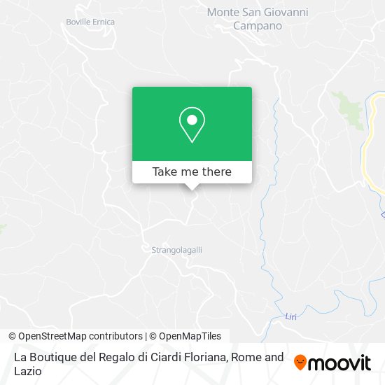 La Boutique del Regalo di Ciardi Floriana map