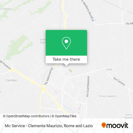 Mc Service - Clemente Maurizio map