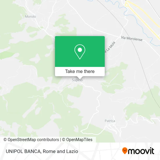UNIPOL BANCA map