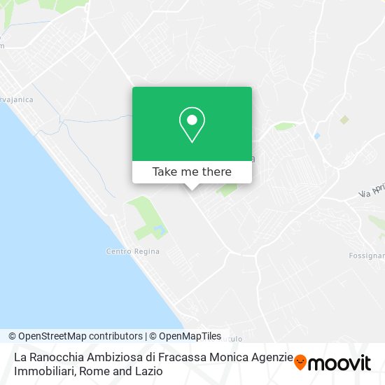 La Ranocchia Ambiziosa di Fracassa Monica Agenzie Immobiliari map