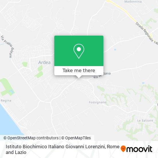 Istituto Biochimico Italiano Giovanni Lorenzini map