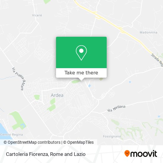 Cartoleria Fiorenza map