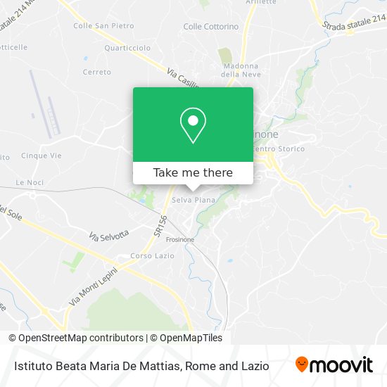 Istituto Beata Maria De Mattias map
