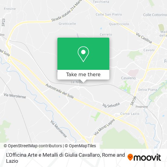 L'Officina Arte e Metalli di Giulia Cavallaro map