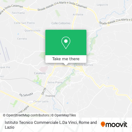 Istituto Tecnico Commerciale L.Da Vinci map