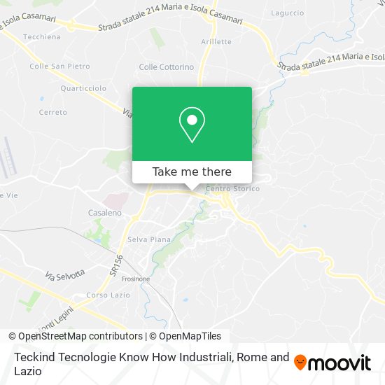 Teckind Tecnologie Know How Industriali map