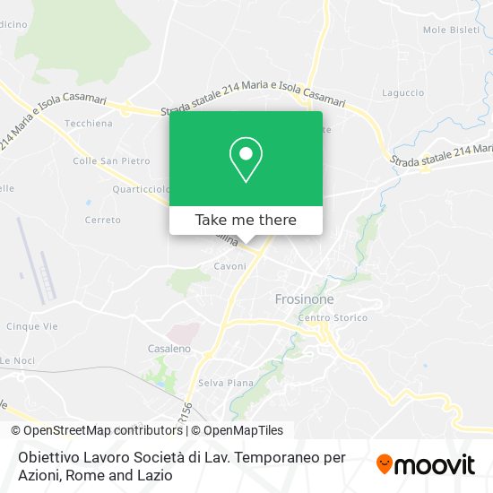 Obiettivo Lavoro Società di Lav. Temporaneo per Azioni map