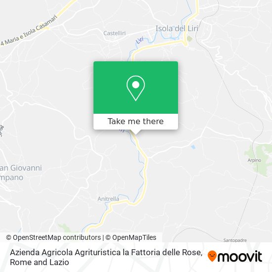 Azienda Agricola Agrituristica la Fattoria delle Rose map