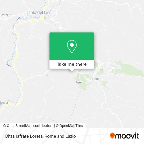Ditta Iafrate Loreta map