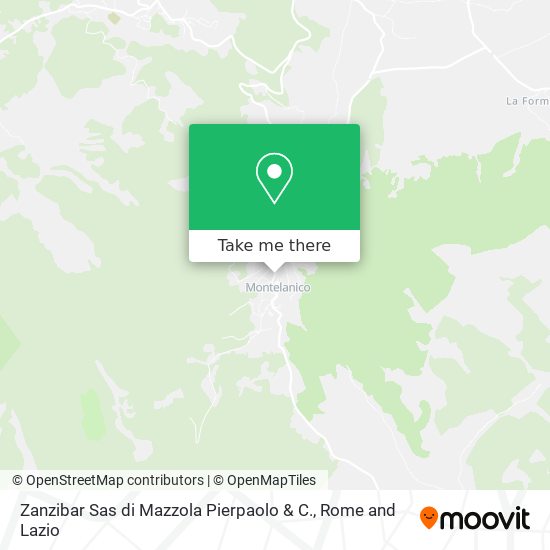 Zanzibar Sas di Mazzola Pierpaolo & C. map