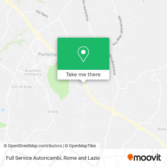 Full Service Autoricambi map