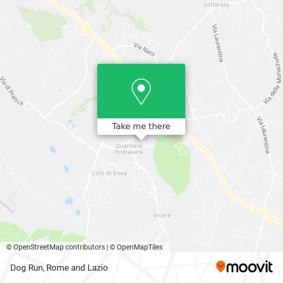 Dog Run map