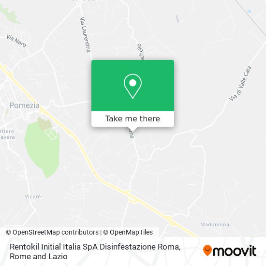 Rentokil Initial Italia SpA Disinfestazione Roma map