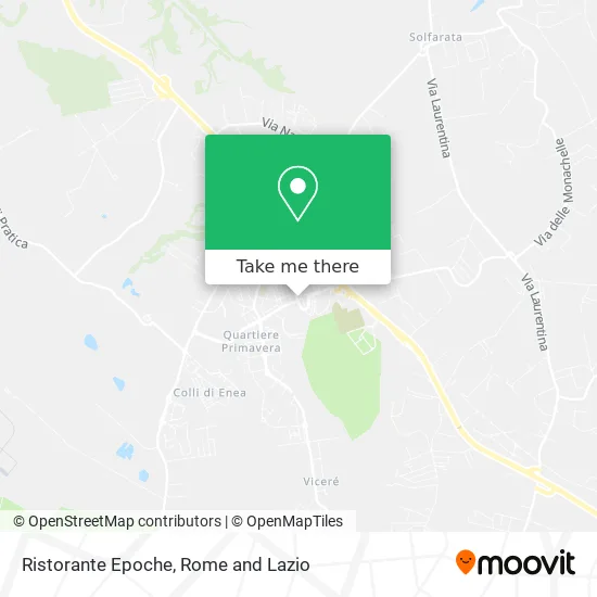 Ristorante Epoche map