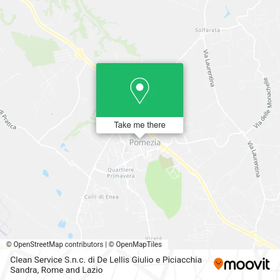 Clean Service S.n.c. di De Lellis Giulio e Piciacchia Sandra map