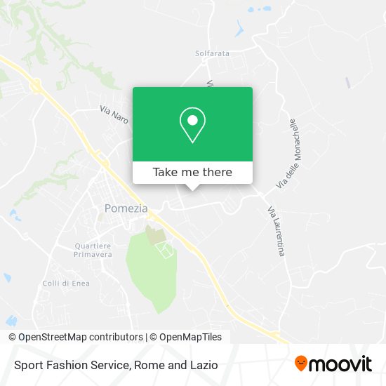 Sport Fashion Service map