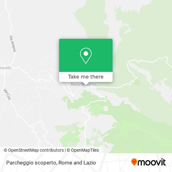 Parcheggio scoperto map