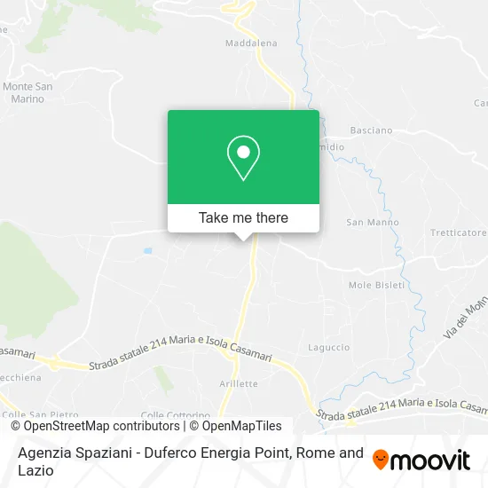 Spaziani Agency - Duferco Energia Point map