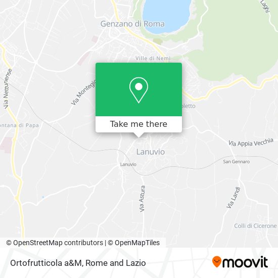 Ortofrutticola a&M map