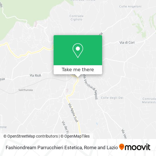 Fashiondream Parrucchieri Estetica map