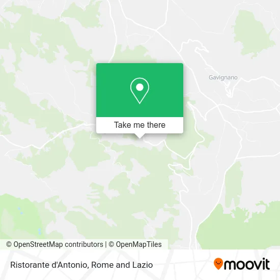 Ristorante d'Antonio map