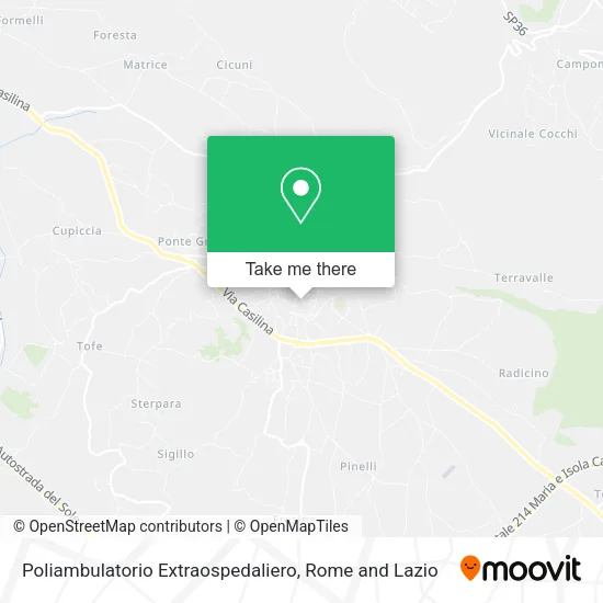 Poliambulatorio Extraospedaliero map