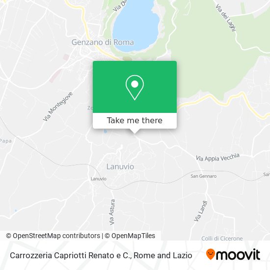 Carrozzeria Capriotti Renato e C. map