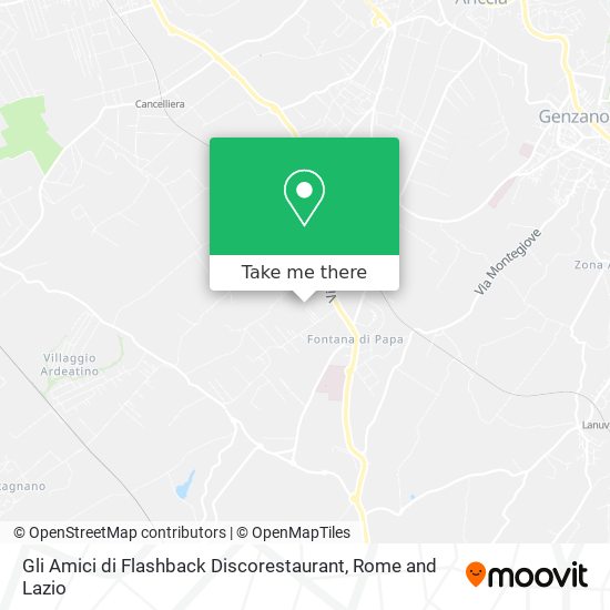 Gli Amici di Flashback Discorestaurant map