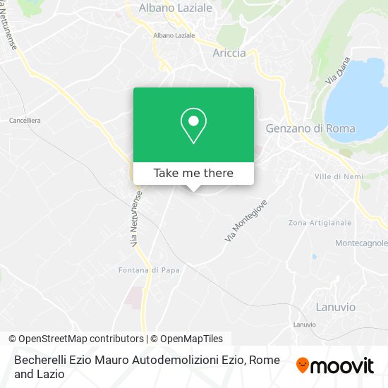 Becherelli Ezio Mauro Autodemolizioni Ezio map